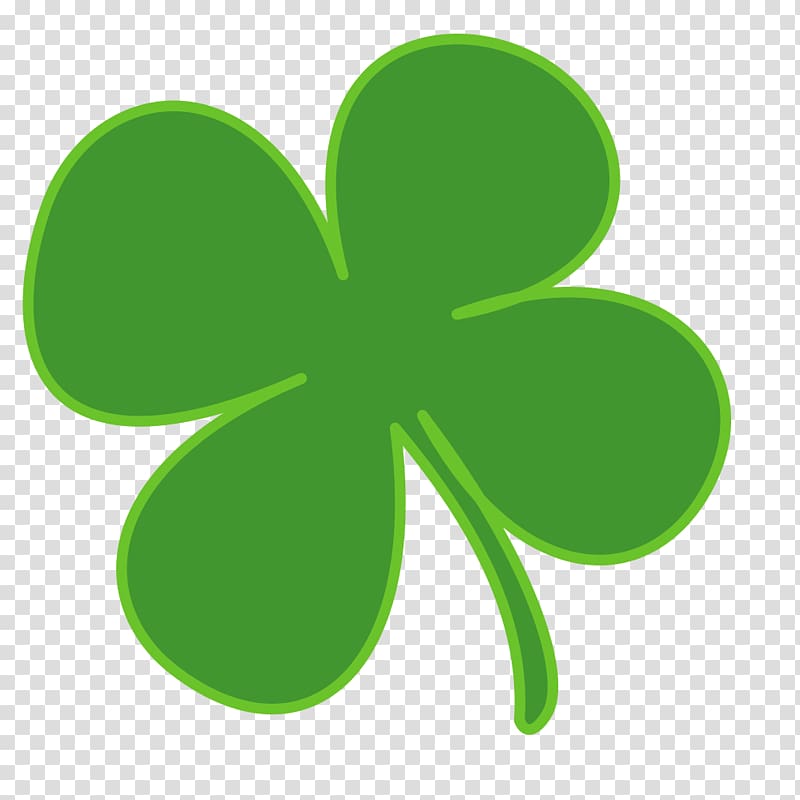 green clover logo, Ireland Shamrock Saint Patrick\'s Day Four-leaf clover , Saint Patrick's Day transparent background PNG clipart