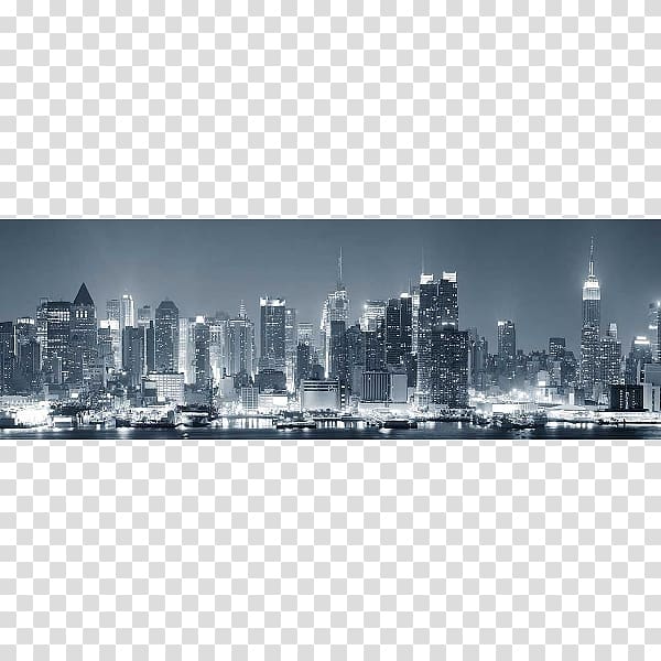 Lower Manhattan Skyline , panorama transparent background PNG clipart