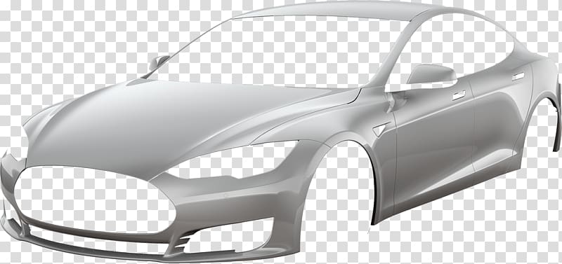 Tesla Model S Mid-size car Luxury vehicle Tesla Motors, car transparent background PNG clipart