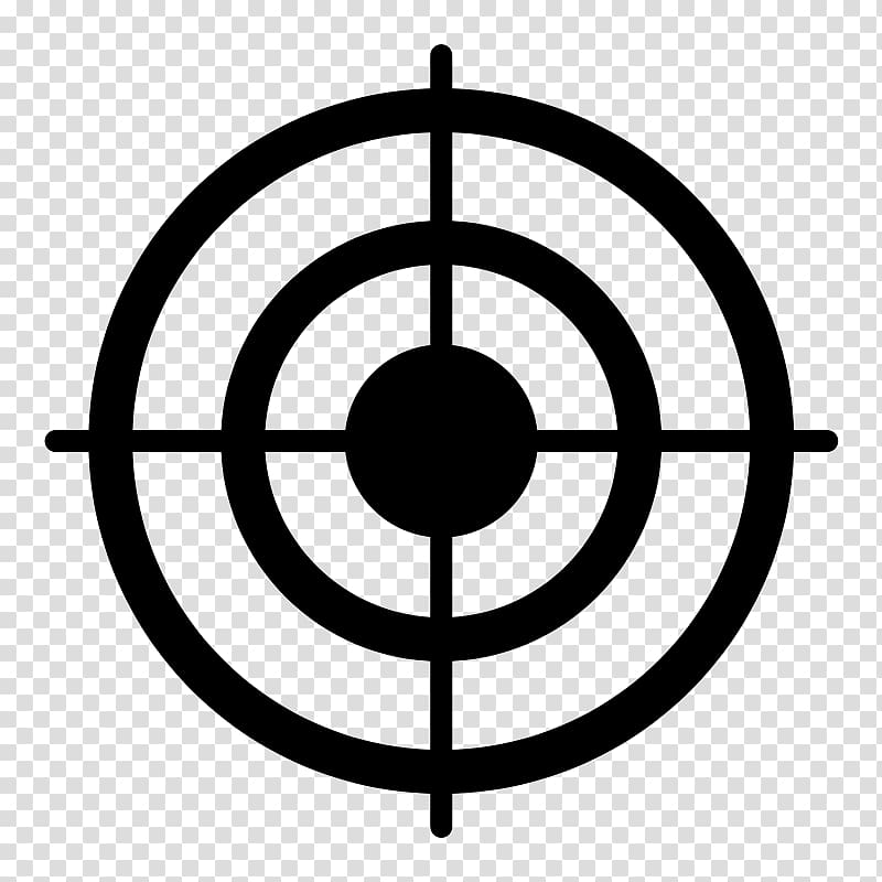 Bullseye Shooting target , mini transparent background PNG clipart
