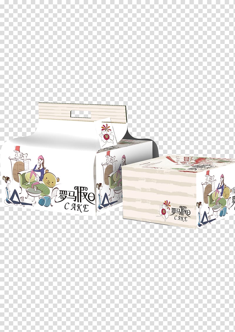 Box Packaging and labeling Gift, Cake Box transparent background PNG clipart