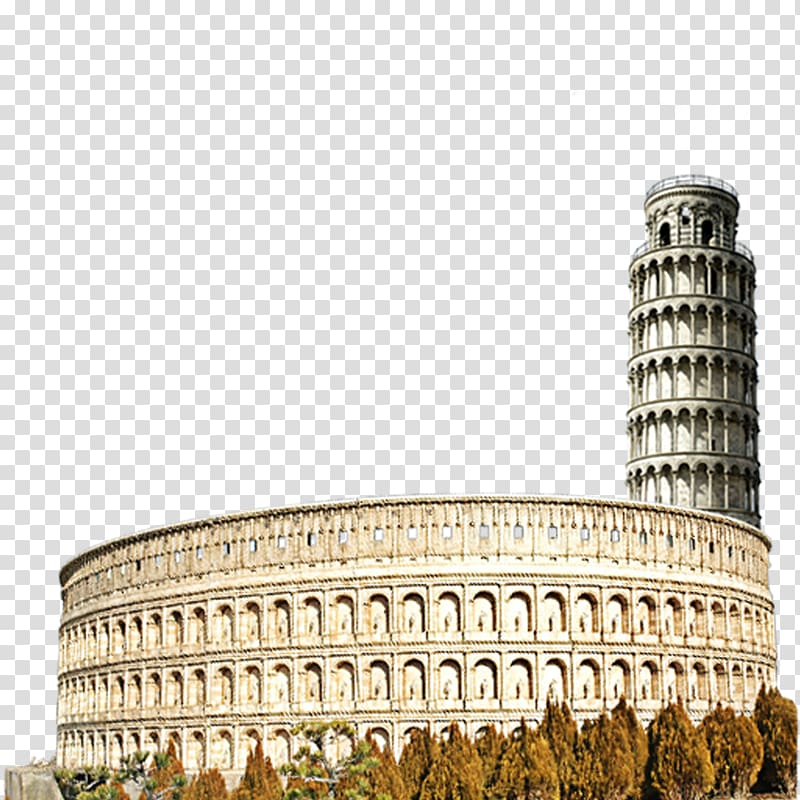 Colosseum Ancient Roman architecture Building, Castle Decoration transparent background PNG clipart