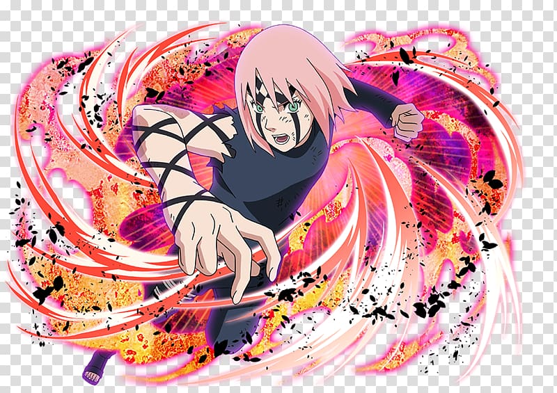 Sakura Haruno Naruto: Ultimate Ninja Sasuke Uchiha Naruto Uzumaki Kakashi Hatake, KAGUYA transparent background PNG clipart