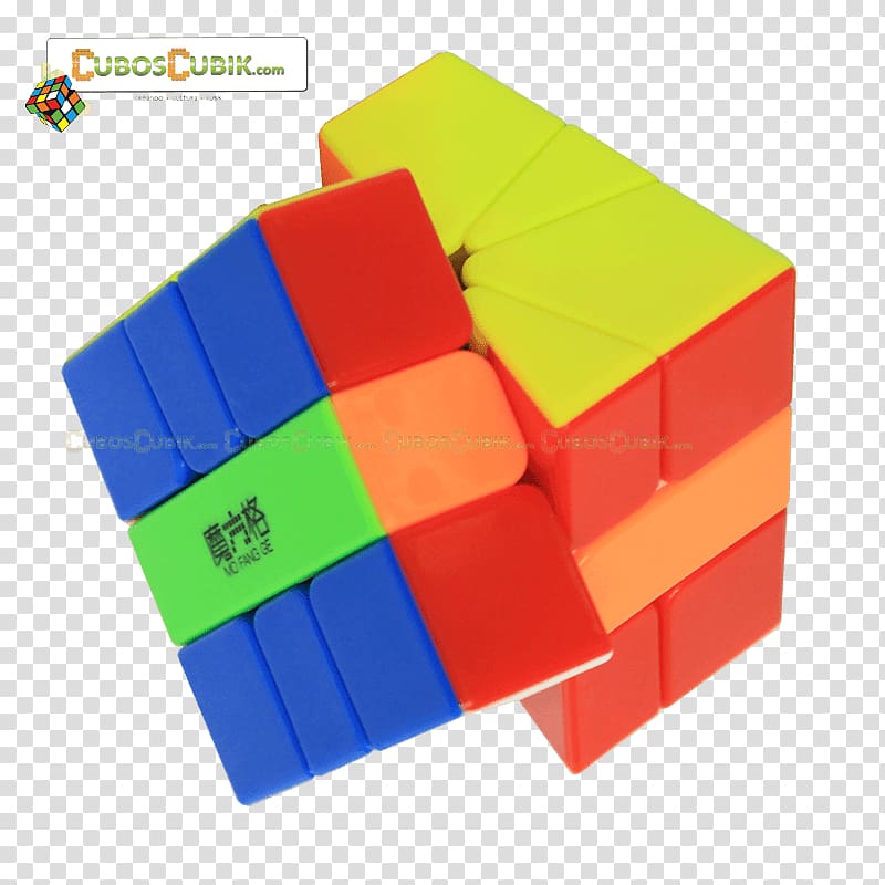 Jigsaw Puzzles Square-1 Rubik\'s Cube Toy block, colored squares transparent background PNG clipart
