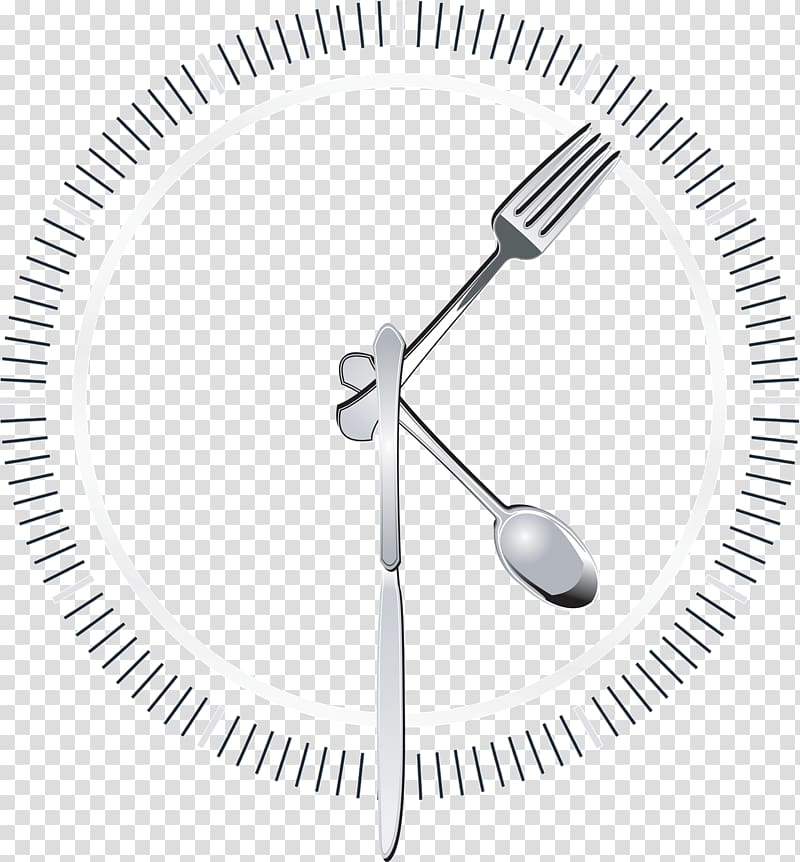 Knife 99designs Computer file, Creative clock cutlery transparent background PNG clipart