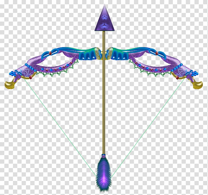 Bow and arrow Archery Toy, starry sky transparent background PNG clipart