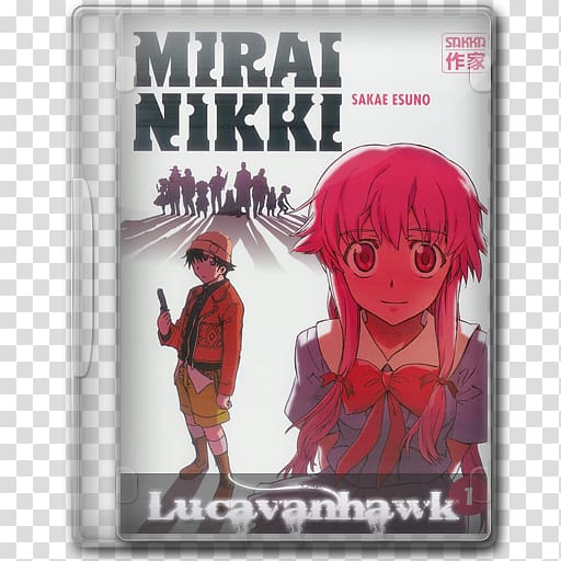 Future Diary Mirai Nikki, tome 1, Yuno Gasai Anime Poster, Anime transparent background PNG clipart