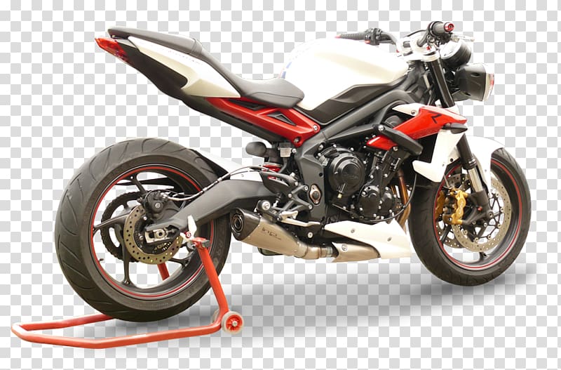 Exhaust system Car Triumph Motorcycles Ltd Triumph Street Triple, Triumph Street Triple transparent background PNG clipart