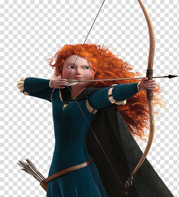 Brave movie character, Merida Brave Rapunzel Disney Princess Pixar, merida transparent background PNG clipart