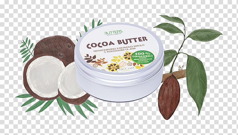 Cream Cocoa butter Coconut oil Shea butter, Coco Butter transparent background PNG clipart
