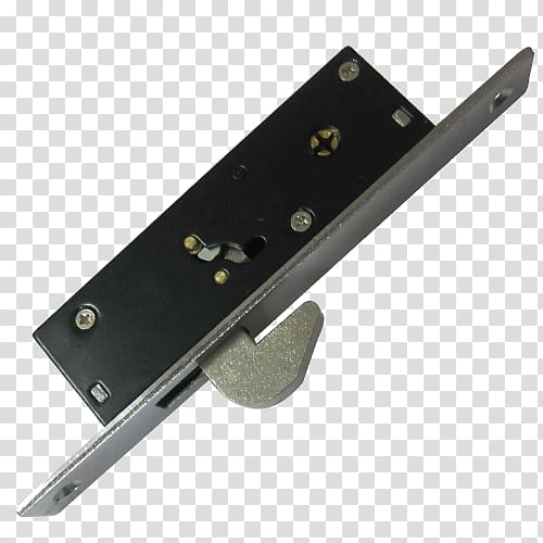Lock Gate Door handle Battant, chromium plated transparent background PNG clipart