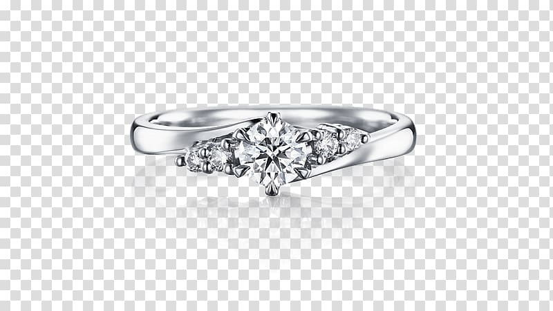 Wedding ring Platinum Engagement ring Jewellery, ring transparent background PNG clipart