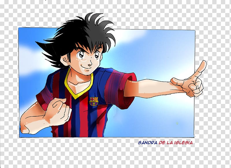 Tsubasa Oozora Tecmo Cup Soccer Game Captain Tsubasa: Tatakae Dream Team FC Barcelona, fc barcelona transparent background PNG clipart