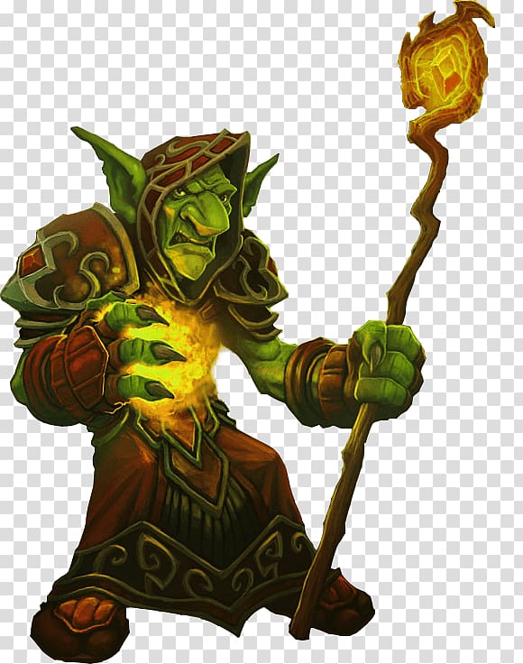 Goblin World of Warcraft: Cataclysm Wizard Magician WoWWiki, Wizard transparent background PNG clipart