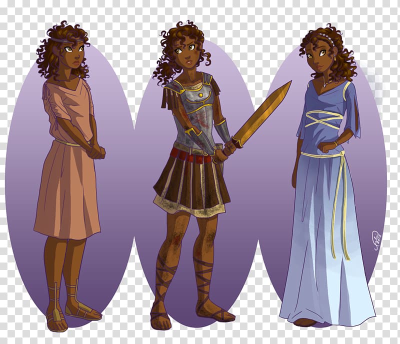 Percy Jackson Annabeth Chase The Son of Neptune The Titan\'s Curse Thalia Grace, ancient costume transparent background PNG clipart