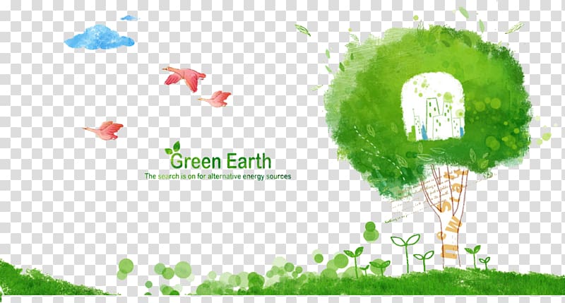 Janghang High School Poster, Green earth transparent background PNG clipart