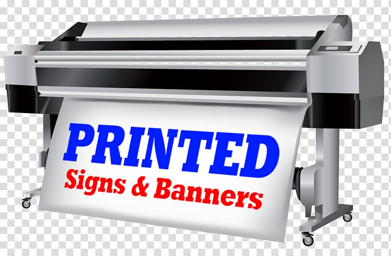 Paper Vinyl banners Printing Wide-format printer, Banner Signage transparent background PNG clipart