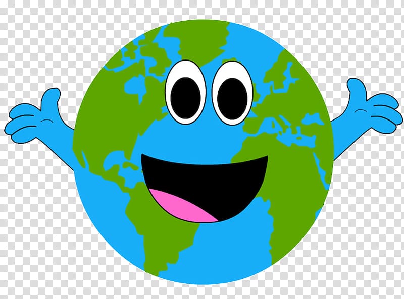 earth , The Day the Earth Smiled Earth Day Smiley , earth cartoon transparent background PNG clipart