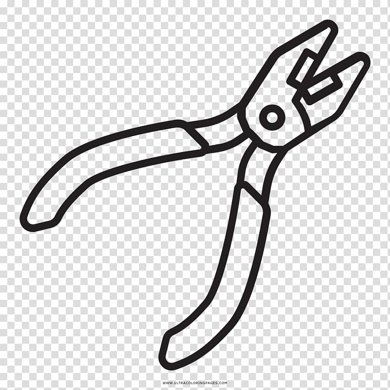 Drawing Coloring book Pliers Painting, Pliers transparent background PNG clipart