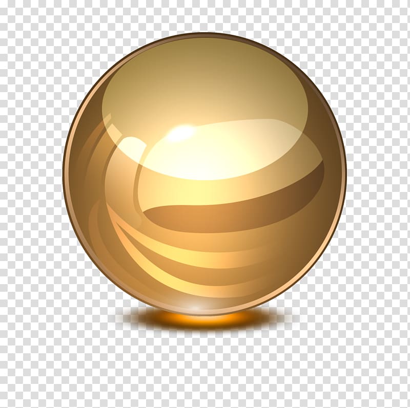 gold plated ball, Glass Ball Marble Computer file, Glass ball transparent background PNG clipart