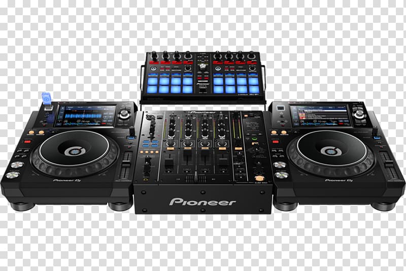 Pioneer DJ Disc jockey Pioneer XDJ-1000 DJM DJ mixer, others transparent background PNG clipart