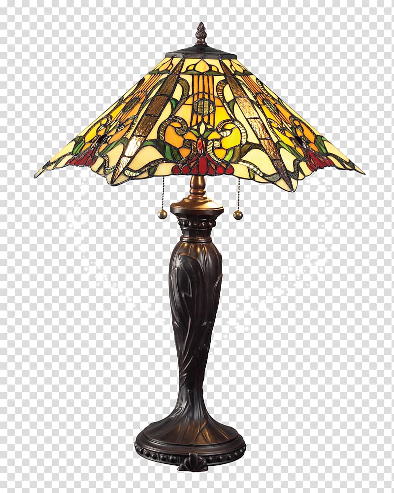 Table Light Lampshade Tiffany lamp, table lamp transparent background PNG clipart