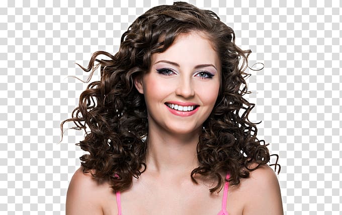 Hairstyle Hair Permanents & Straighteners Wig Brown hair, cabelos transparent background PNG clipart