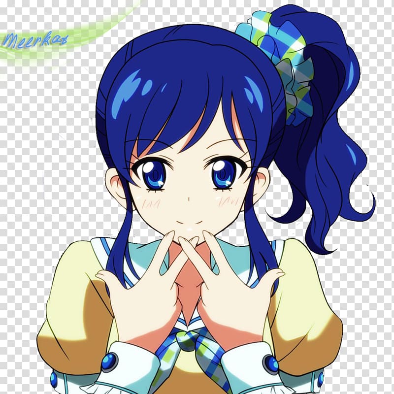 Aikatsu! Aoi Kiriya Ichigo Hoshimiya Anime, aoi aikatsu new transparent background PNG clipart