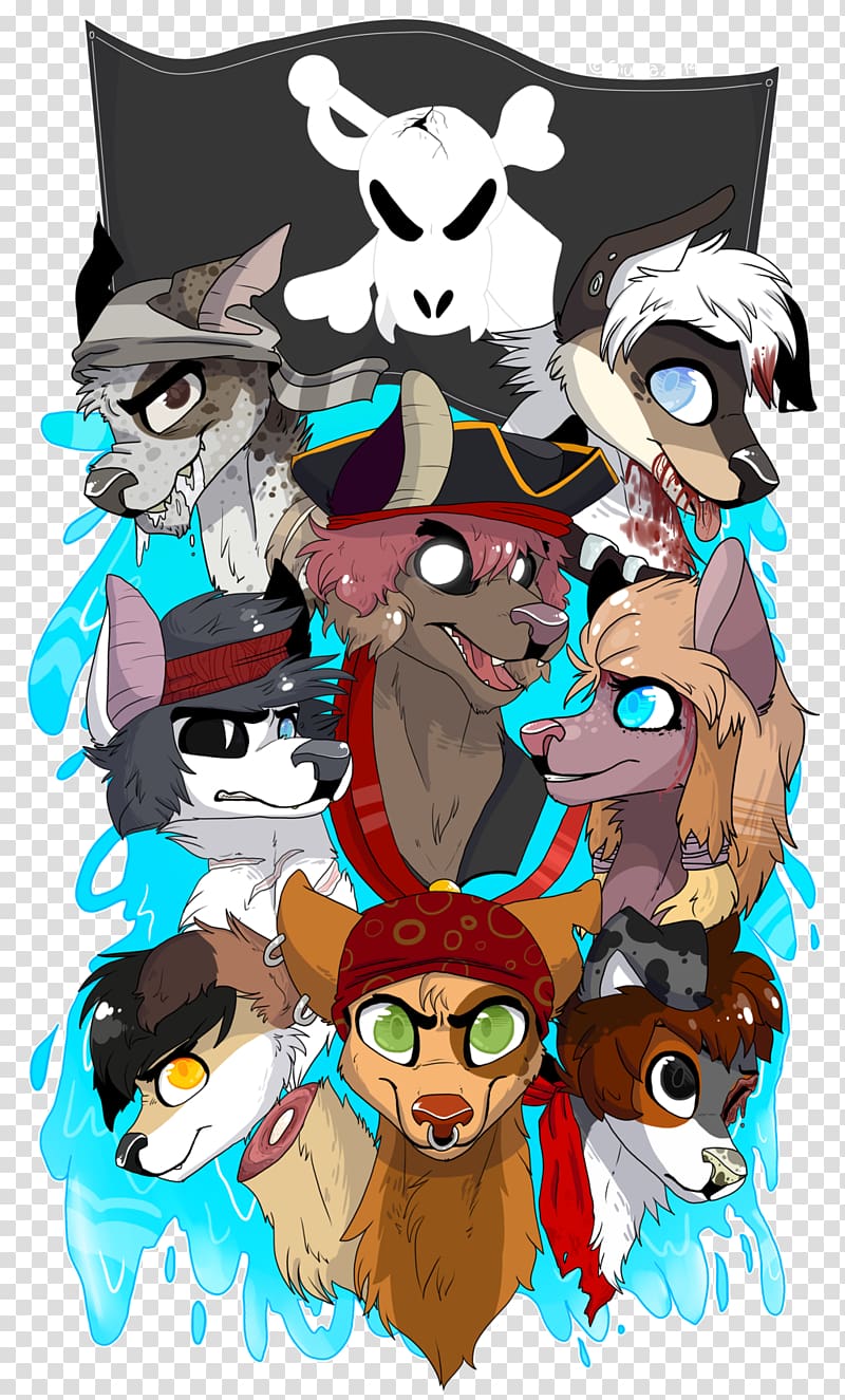 Cartoon Fiction Animal, the crew 2 transparent background PNG clipart