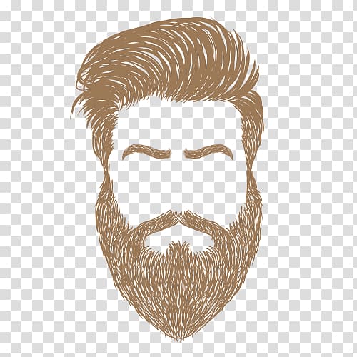 Cool Bearded Men Clip Art