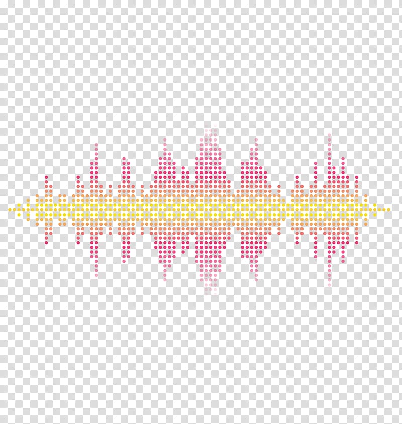 red and yellow , Sound Pixel Wave, red Sonic transparent background PNG clipart