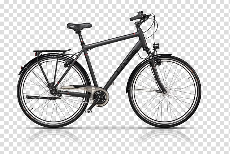 City bicycle Kalkhoff Trekkingrad SunTour, Bicycle transparent background PNG clipart