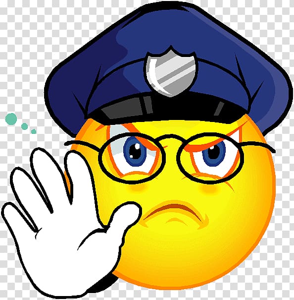 Smiley Emoticon Police Emoji , smiley transparent background PNG clipart