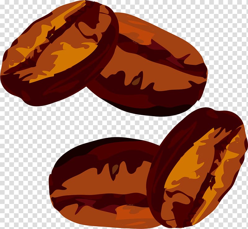 Coffee bean Cafe, Coffee beans elements transparent background PNG clipart