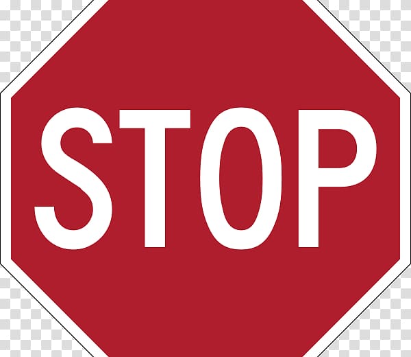 Stop sign Signage Hak utama pada persimpangan Symbol Logo, stop read label transparent background PNG clipart