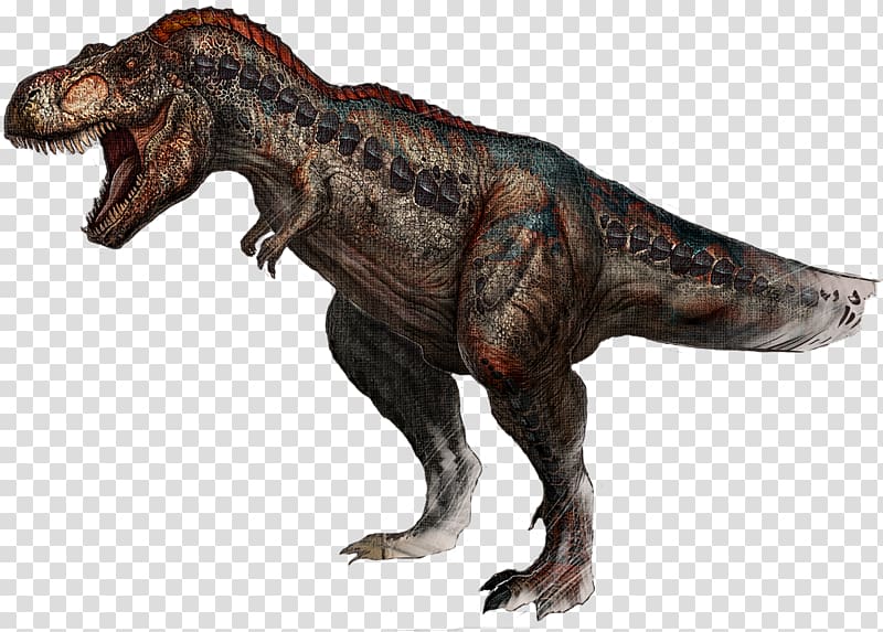 ARK: Survival Evolved Tyrannosaurus Triceratops Giganotosaurus Spinosaurus, t rex transparent background PNG clipart