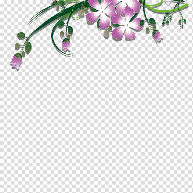 Flower Garland Petal Computer file, Flowers plant transparent background PNG clipart