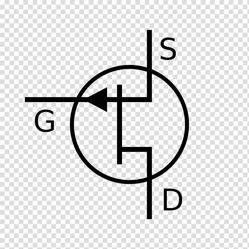 JFET Electronic symbol Field-effect transistor MOSFET, symbol transparent background PNG clipart