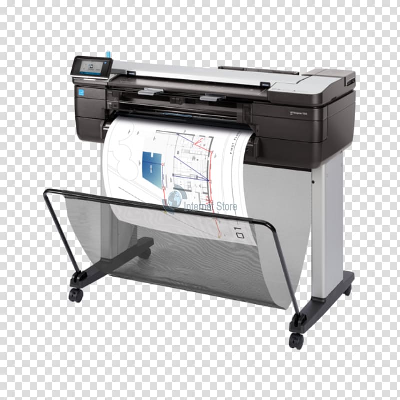 Hewlett-Packard Multi-function printer Plotter Wide-format printer, hewlett-packard transparent background PNG clipart