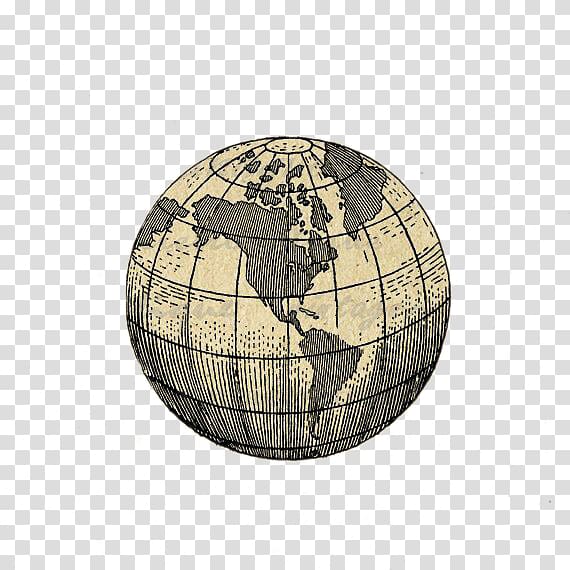 brown old globe map, Globe Earth Tattoo World map, globe transparent background PNG clipart