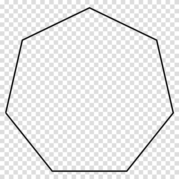 Heptagon Regular polygon Правильний семикутник Angle, Angle transparent background PNG clipart