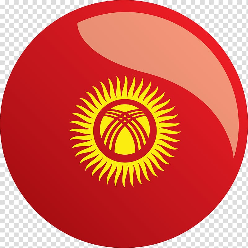 Flag of Kyrgyzstan , flag transparent background PNG clipart