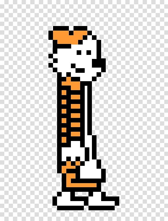 Calvin and Hobbes 8-bit Pixel art , calvin and hobbes transparent background PNG clipart