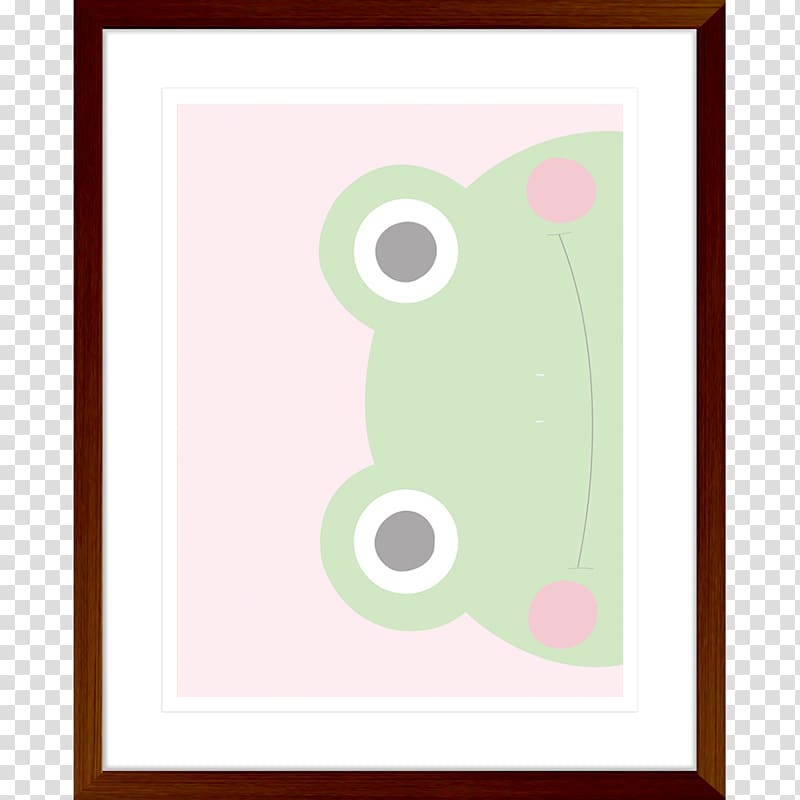 Frames Green , frog paper transparent background PNG clipart