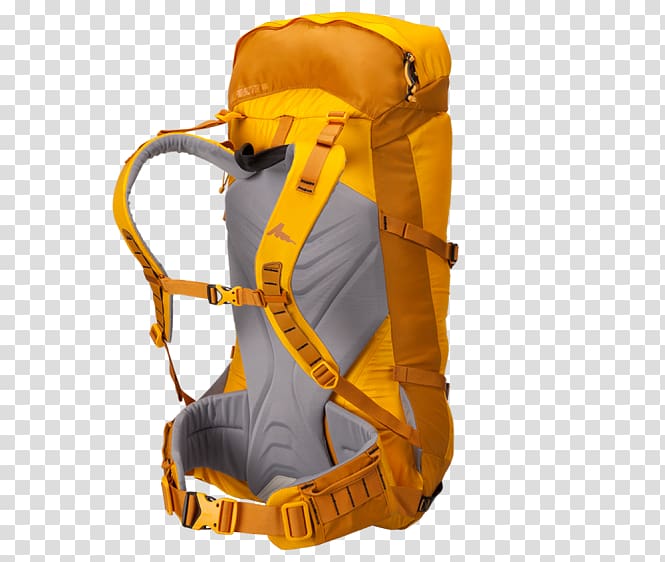 Climbing Harnesses Backpack Gregory Mountain Products, LLC Yellow, backpack transparent background PNG clipart