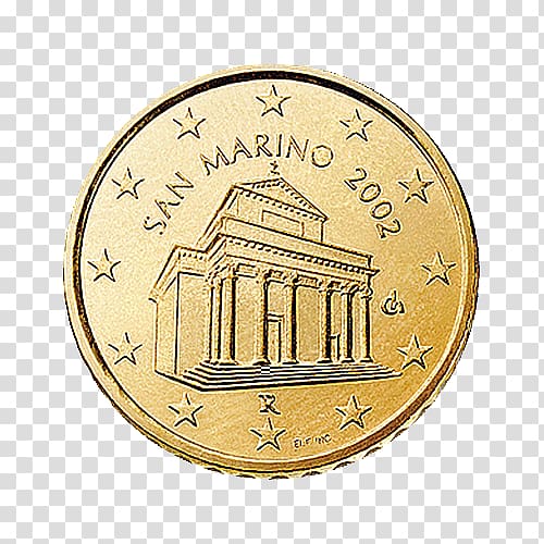 San Marino Sammarinese euro coins, others transparent background PNG clipart