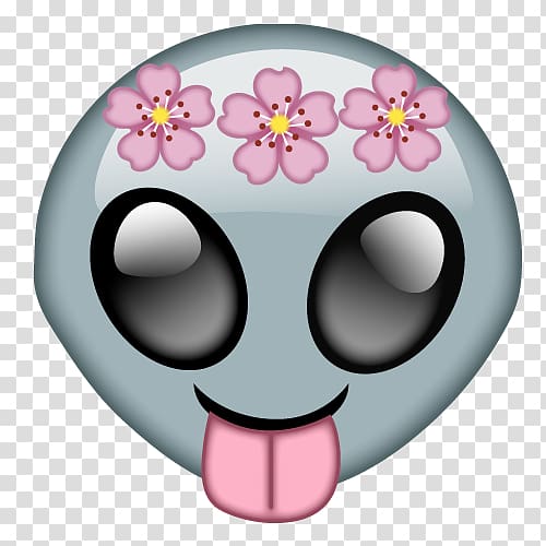 Emoji Sticker Extraterrestrial life Alien, Emoji transparent background PNG clipart