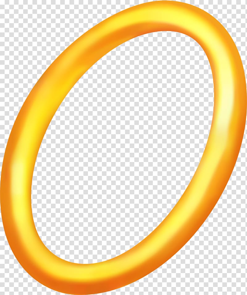 oval yellow ring illustration, Sonic the Hedgehog Sonic Mania Tails Ring , ring transparent background PNG clipart