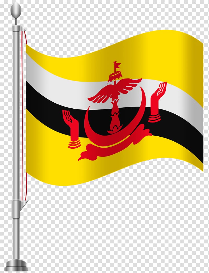 Flag of Brunei , Flag transparent background PNG clipart