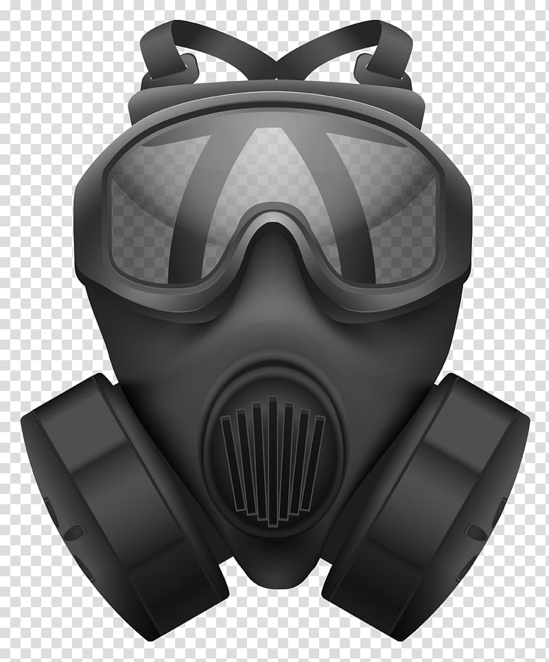 black smoking mask , Gas mask Computer file, Gas Mask transparent background PNG clipart